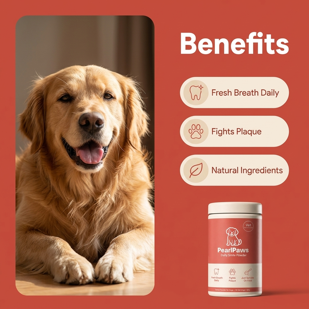 PearlPaws® Oral Restore | Daily Biofilm Defense for Dogs