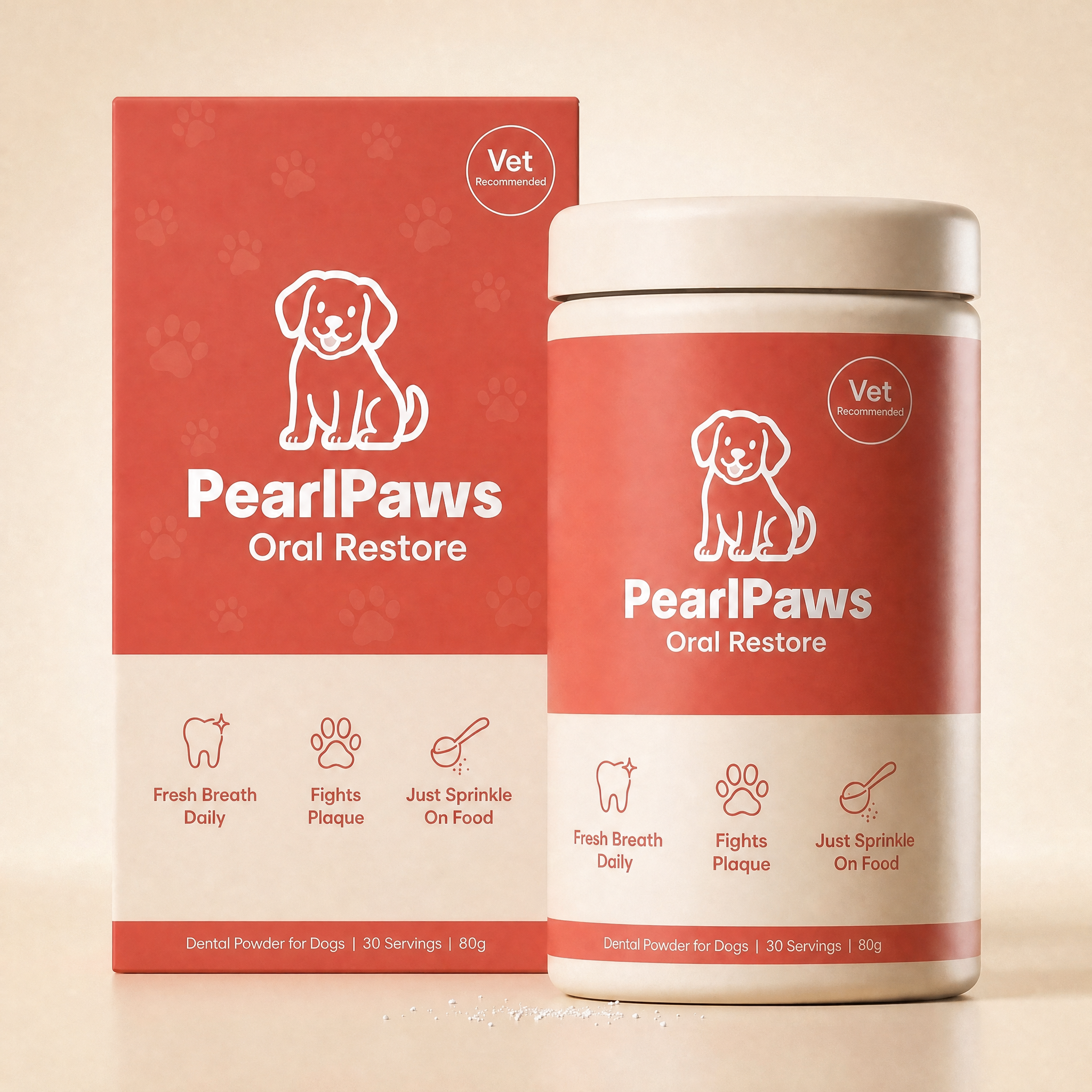 PearlPaws® Oral Restore | Daily Biofilm Defense for Dogs